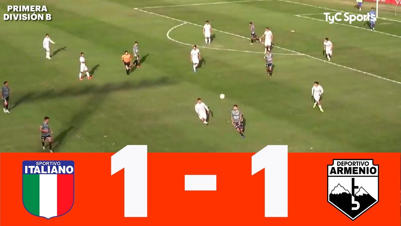 #ไฮไลท์ฟุตบอล [ สปอร์ติโว่ อิตาเลียโน่ 1 - 1 เดปอร์ติโว่ อาร์เมนิโอ ] อาร์เจนติน่า พรีเมร่า ดิวิชั่น บี 2025/12.6.68