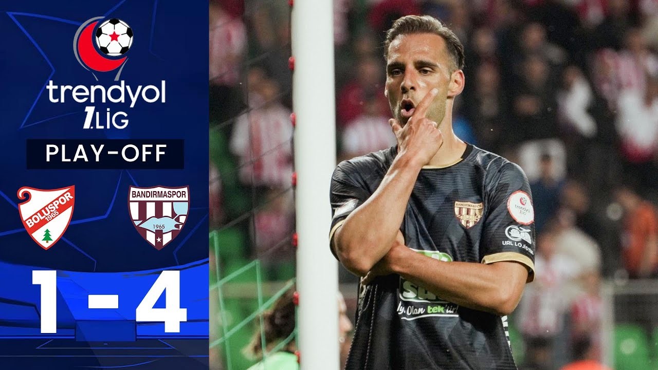 #ไฮไลท์ฟุตบอล [ โบลูสปอร์ 1 - 4 บันไดมาสปอร์ ] ตุรกี ดิวิชั่น2 2025/20.5.68