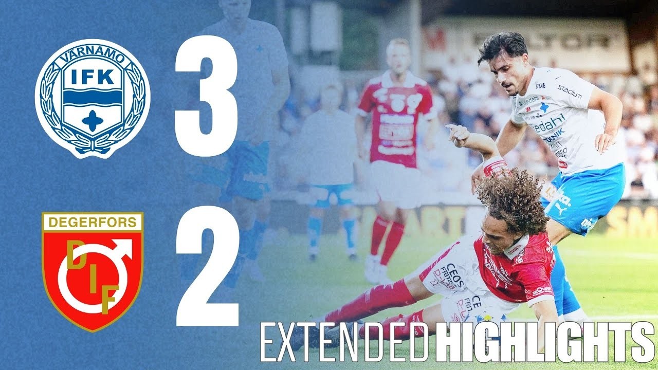 #ไฮไลท์ฟุตบอล [ ไอเอฟเค วาร์นาโม่ 3 - 2 เดเกอร์ฟอร์ส ] สวีเดน ออลสเวนส์คาน 2025/19.8.68