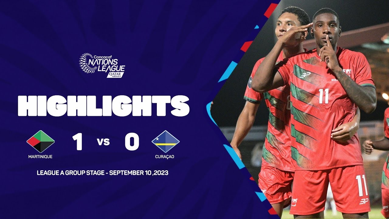 #ไฮไลท์ฟุตบอล [ มาร์ตีนิก 1 - 0 คูราเซา ] คอนคาเคฟ เนชั่นลีก 2023