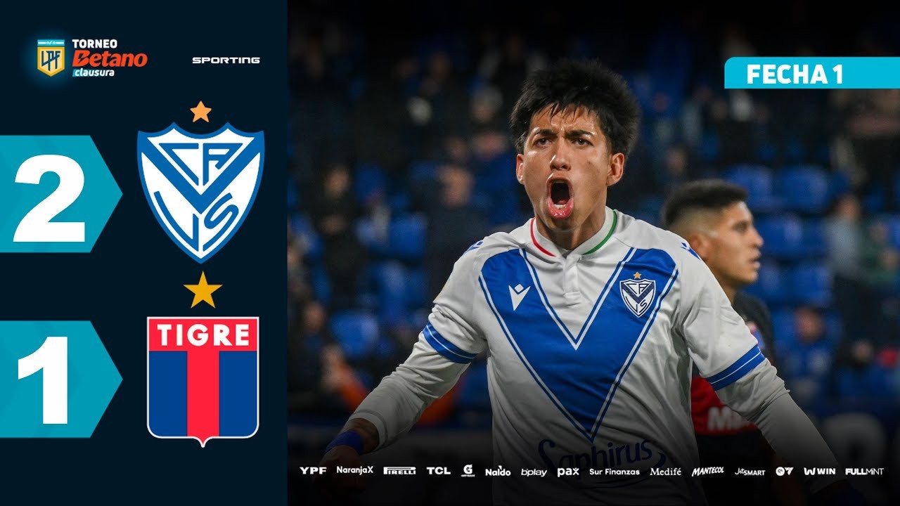 #ไฮไลท์ฟุตบอล [ เบเลซ ซาร์สฟิลด์ 2 - 1 ติเกร ] อาร์เจนติน่า พรีเมียร์ ดิวิชั่น 2025/15.7.68