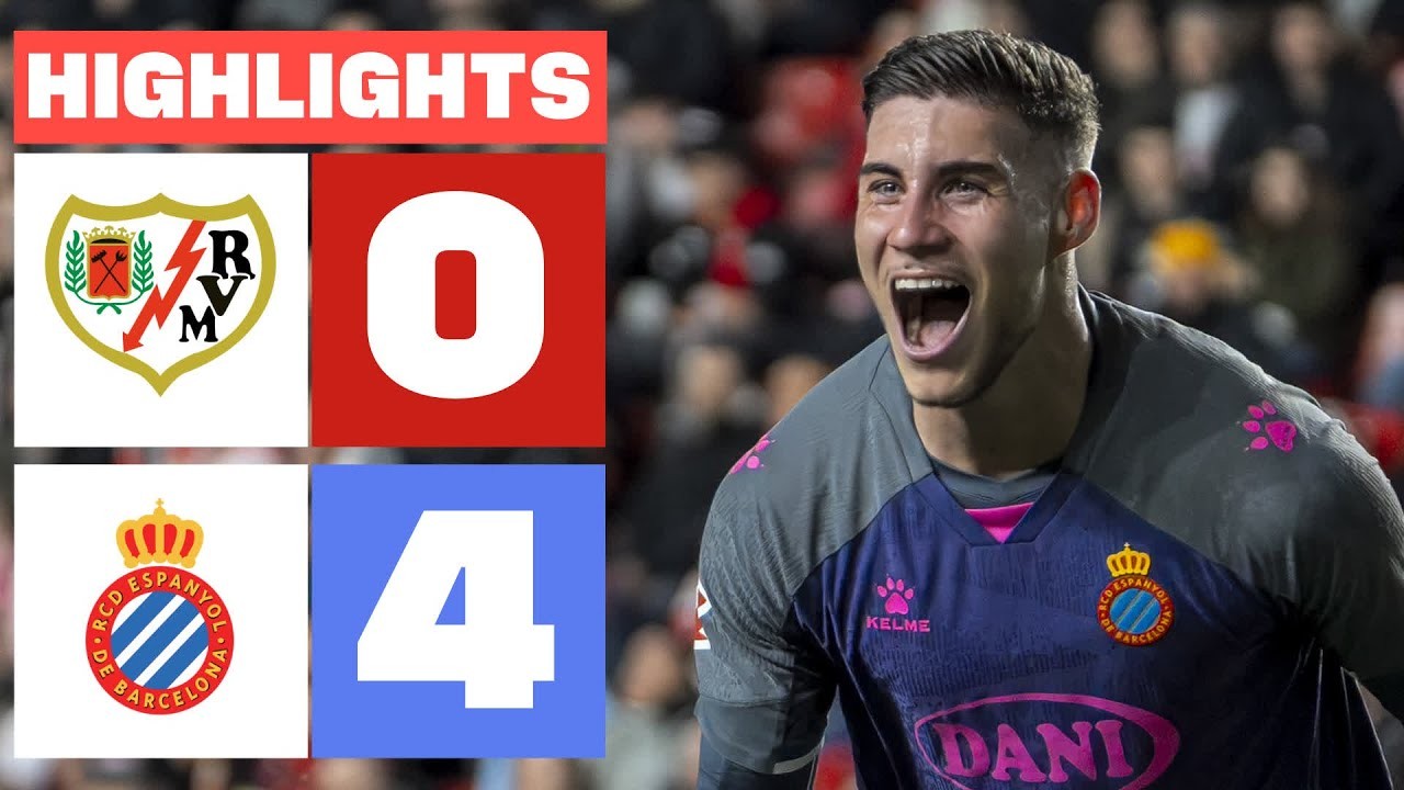 #ไฮไลท์ฟุตบอล [ ราโย่ บาเยกาโน่ 0 - 4 เอสปันญ่อล ] ลาลีก้า สเปน 2025/5.4.68