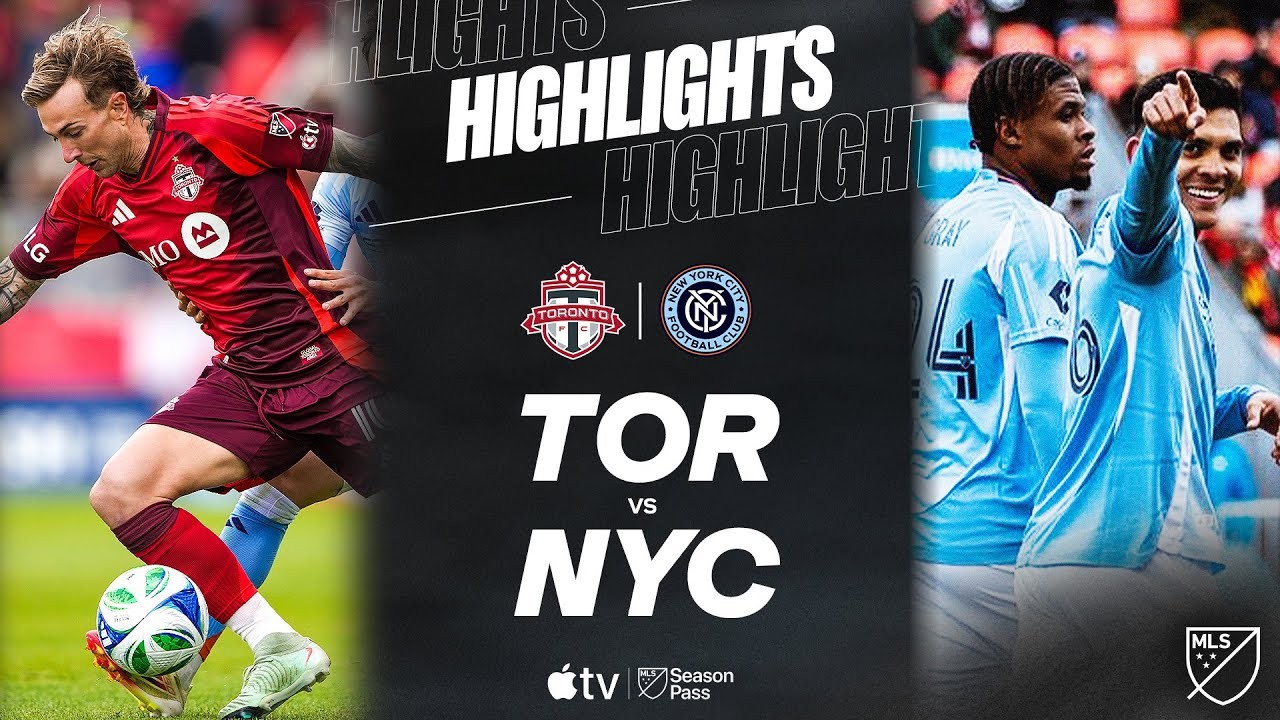 #ไฮไลท์ฟุตบอล [ โตรอนโต้ เอฟซี 0 - 1 นิวยอร์ก ซิตี้ ] ยูเอสเอ เมเจอร์ลีก ซอคเกอร์ 2025/27.4.68