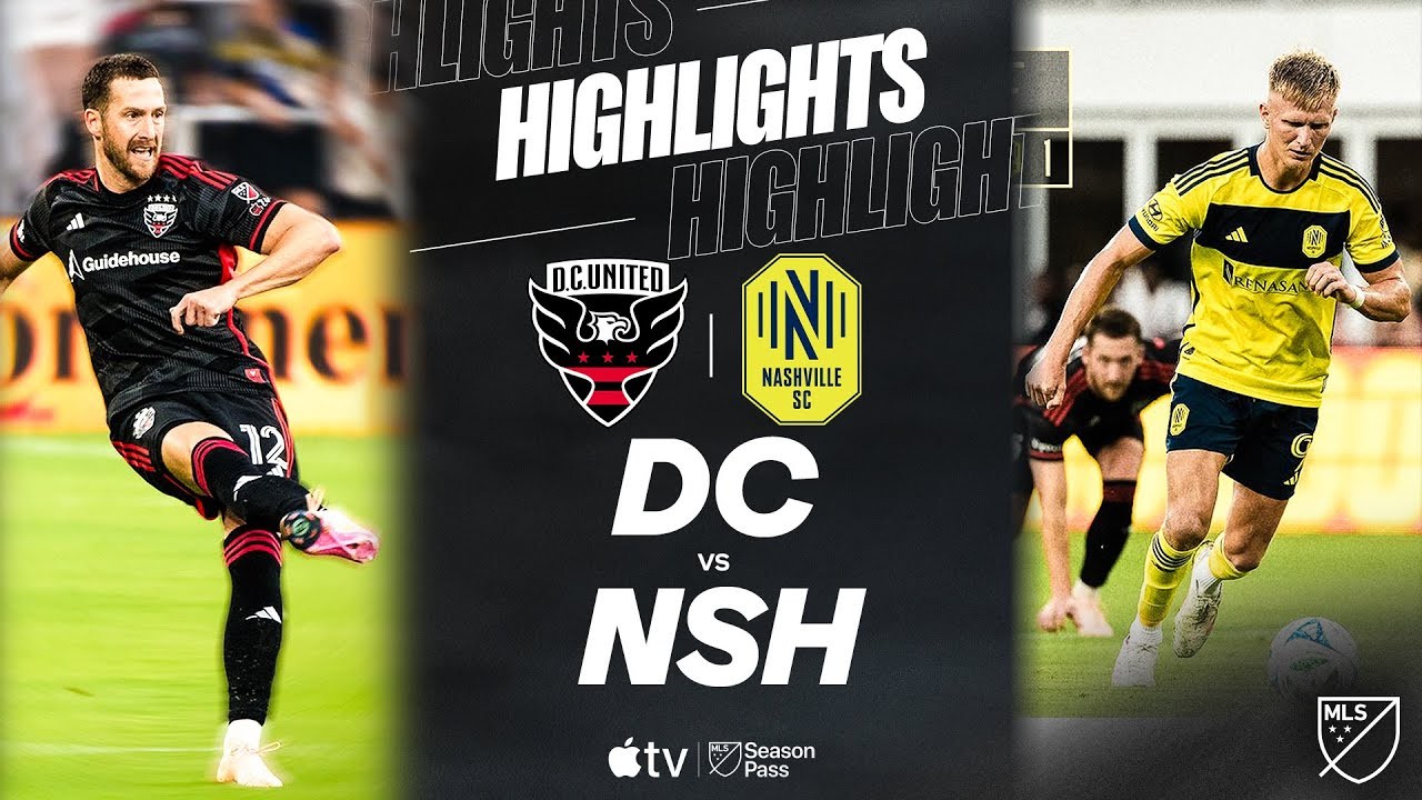#ไฮไลท์ฟุตบอล [ ดีซี ยูไนเต็ด 0 - 1 แนชวิลล์ เอสซี ] ยูเอสเอ เมเจอร์ลีก ซอคเกอร์ 2025/29.6.68