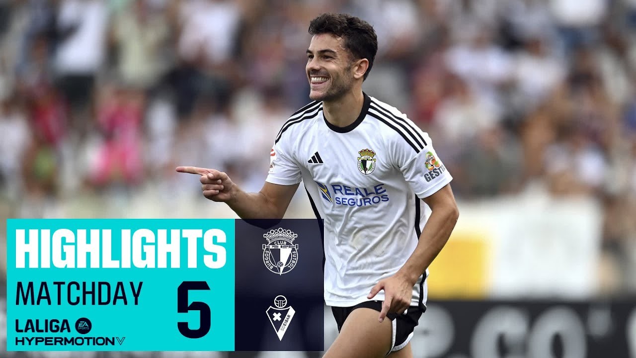 #ไฮไลท์ฟุตบอล [ บูร์โกส ซีเอฟ 1 - 0 เออิบาร์ ] อเดลันเต้ สเปน 2023