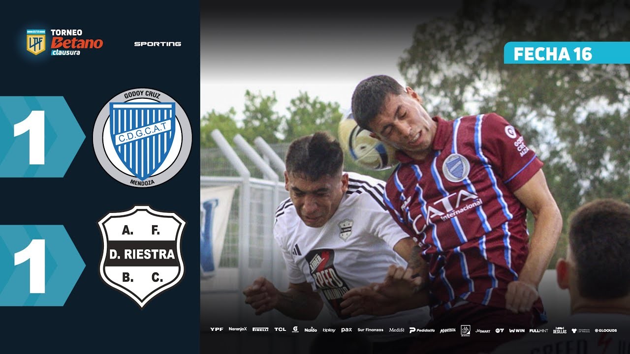 #ไฮไลท์ฟุตบอล [ โกดอย ครูซ 1 - 1 เดปอร์ติโบ ริเอสตร้า ] อาร์เจนติน่า พรีเมียร์ ดิวิชั่น 2025/16.11.68