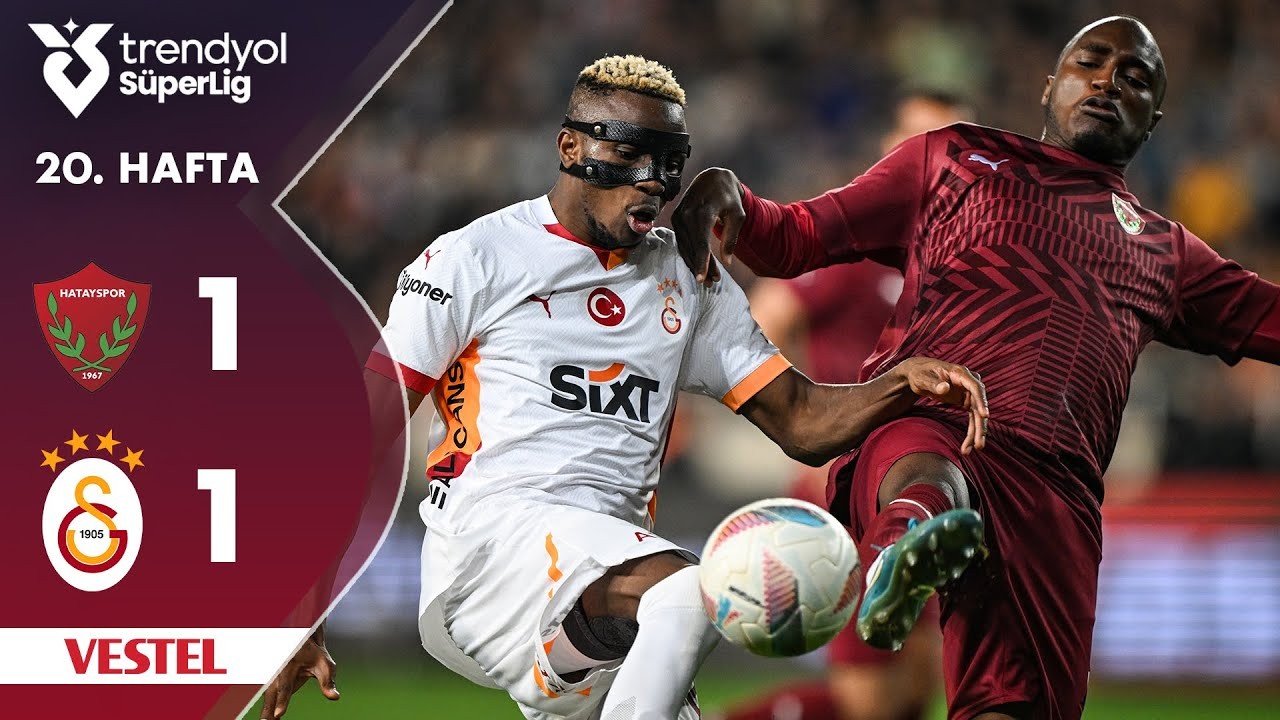 #ไฮไลท์ฟุตบอล [ ฮาเตย์สปอร์ 1 - 1 กาลาตาซาราย ] ตุรกี ซุปเปอร์ลีก 2025/18.1.68