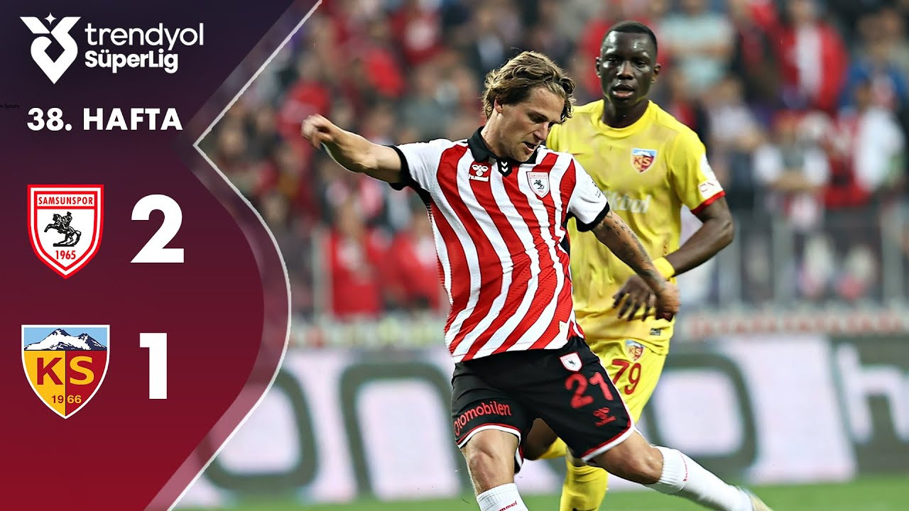 #ไฮไลท์ฟุตบอล [ ซัมซั่นสปอร์ 2 - 1 เคย์เซริสปอร์ ] ตุรกี ซุปเปอร์ลีก 2025/2.6.68