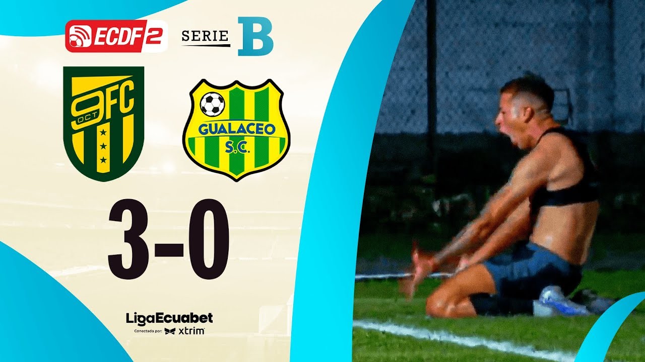 #ไฮไลท์ฟุตบอล [ 9 เด ออกตูเบร 3 - 0 กัวเลซีโอ เอสซี ] เอกวาดอร์ ซีรี่ย์บี 2025/27.6.68