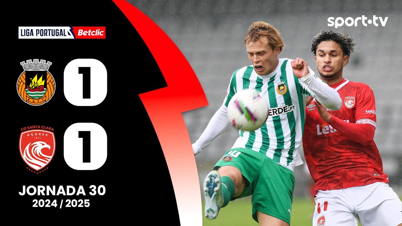 #ไฮไลท์ฟุตบอล [ ริโอ อาฟ 1 - 1 ซานตาคลาร่า ] ลีกา ซาเกรส โปรตุเกส 2025/19.4.68