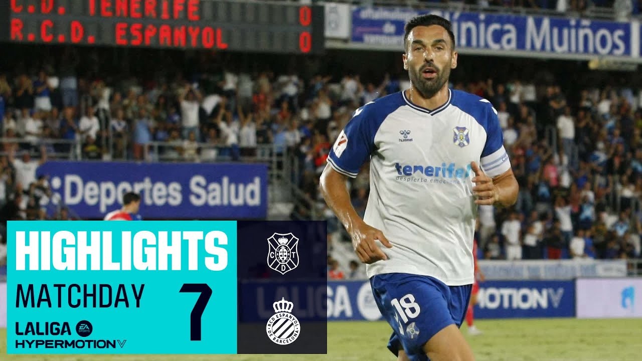 #ไฮไลท์ฟุตบอล [ เตเนริเฟ่ 1 - 0 เอสปันญ่อล ] อเดลันเต้ สเปน 2023/26.9.66