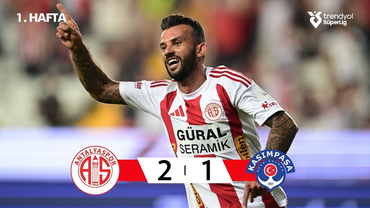 #ไฮไลท์ฟุตบอล [ อันตัลยาสปอร์ 2 - 1 คาซิมปาซ่า ] ตุรกี ซุปเปอร์ลีก 2025/10.8.68