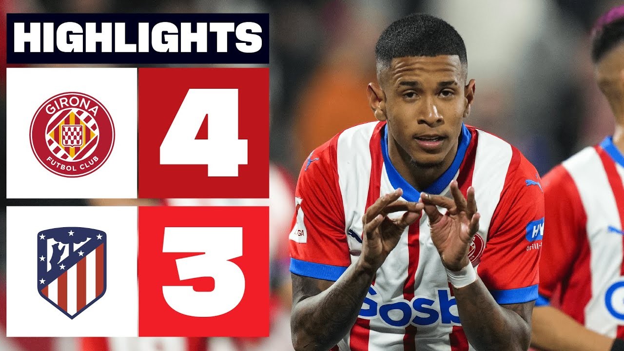 #ไฮไลท์ฟุตบอล [ คิโรน่า 4 - 3 แอตเลติโก้ มาดริด ] ลาลีก้า สเปน 2024/4.1.67