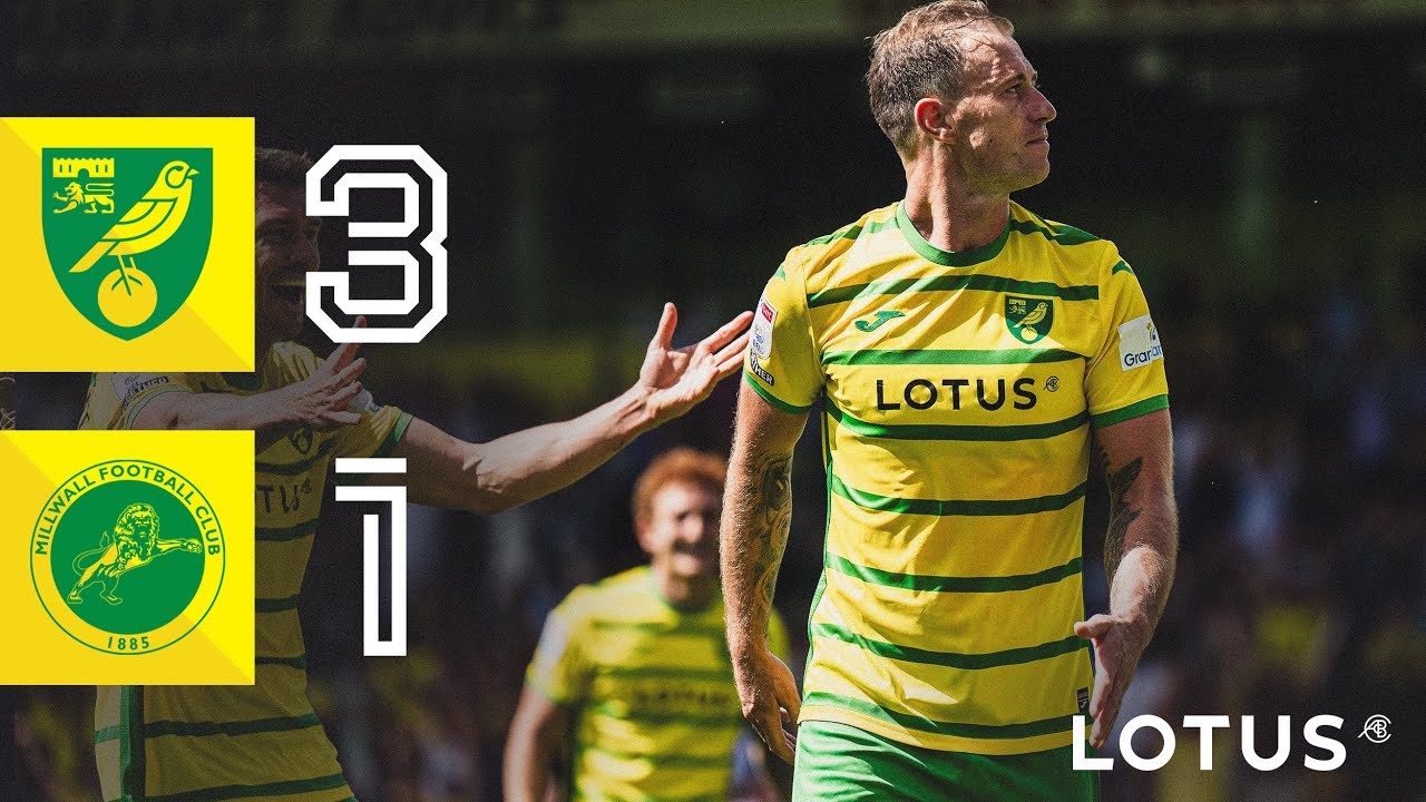 #ไฮไลท์ฟุตบอล [ นอริช ซิตี้ 3 - 1 มิลล์วอลล์ ] เดอะแชมป์เปี้ยนชิพ อังกฤษ 2023