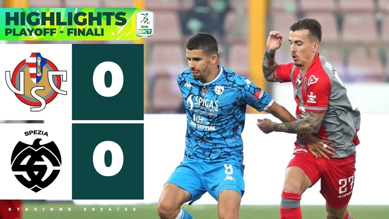 #ไฮไลท์ฟุตบอล [ เครโมเนเซ่ 0 - 0 สเปเซีย ] เซเรียบี อิตาลี (เพลย์ออฟเลื่อนชั้น) 2025/30.5.68