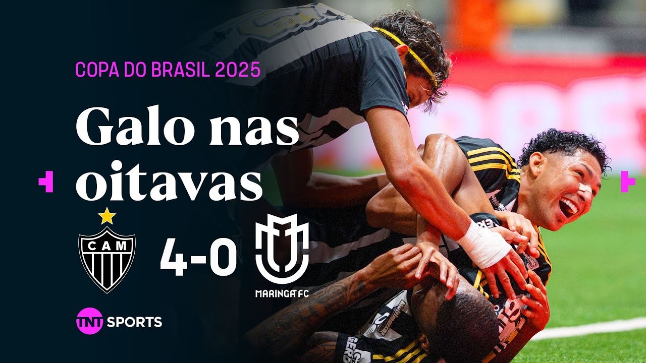 #ไฮไลท์ฟุตบอล [ อัตเลติโก มิไนโร่ 4 - 0 มารินก้า ] บราซิล คัพ 2025/22.5.68