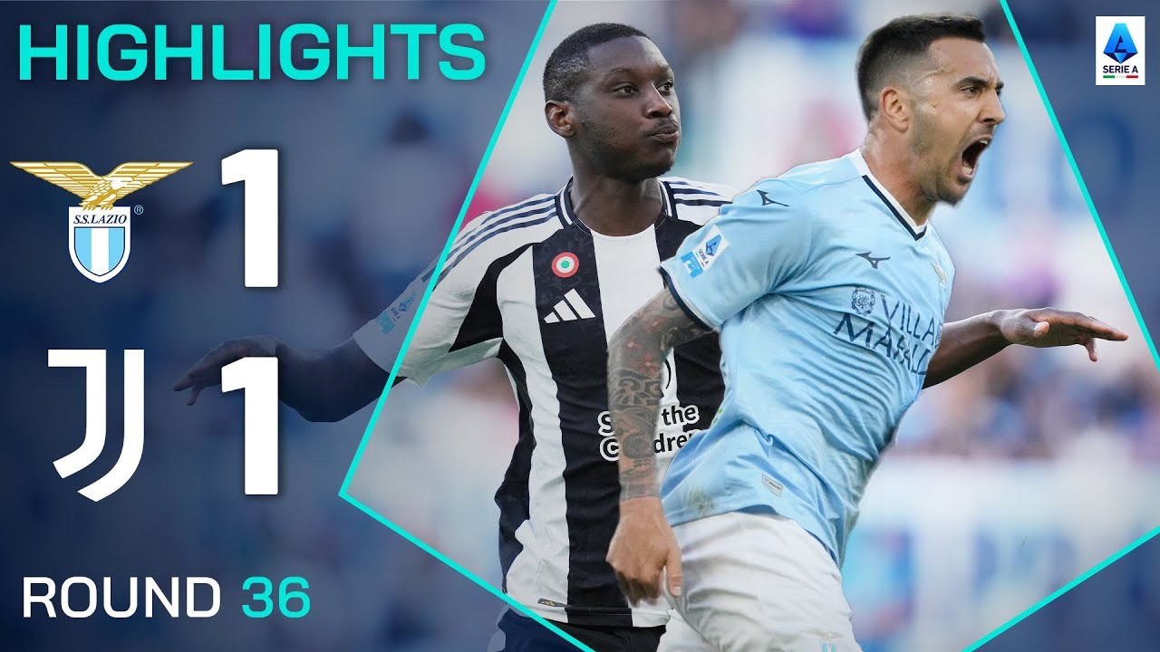 #ไฮไลท์ฟุตบอล [ ลาซิโอ้ 1 - 1 ยูเวนตุส ] กัลโช่ เซเรียอา อิตาลี 2025/11.5.68