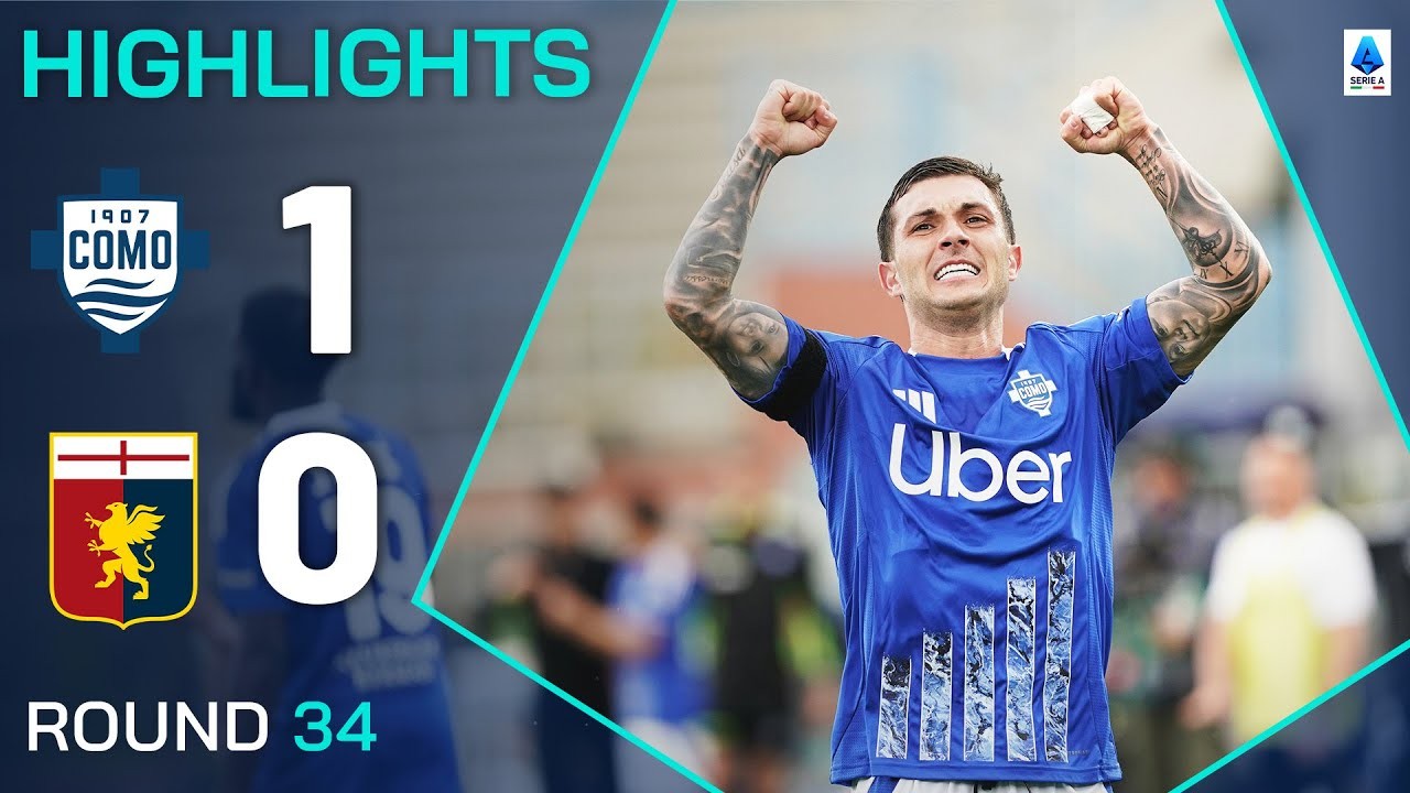 #ไฮไลท์ฟุตบอล [ โคโม่ 1 - 0 เจนัว ] กัลโช่ เซเรียอา อิตาลี 2025/28.4.68