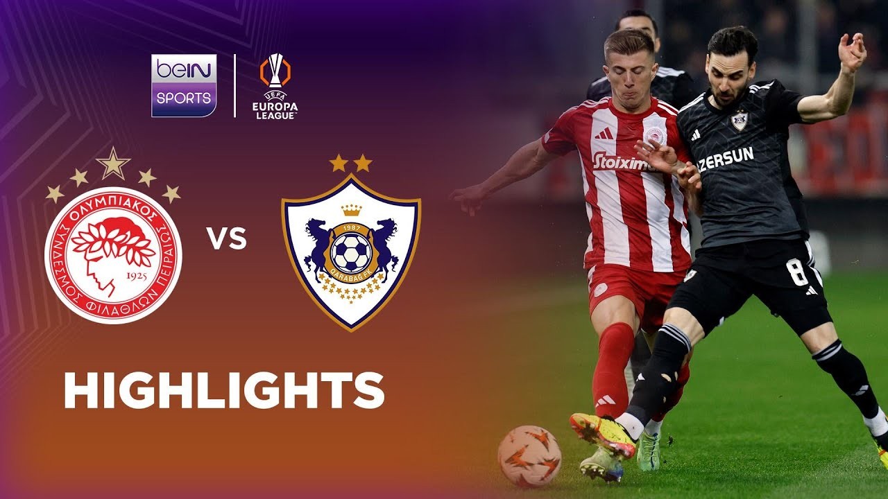 #ไฮไลท์ฟุตบอล [ โอลิมเปียกอส 3 - 0 คาราบัค ] ยูฟ่า ยูโรป้าลีก (รอบแบ่งกลุ่ม) 2025/31.1.68