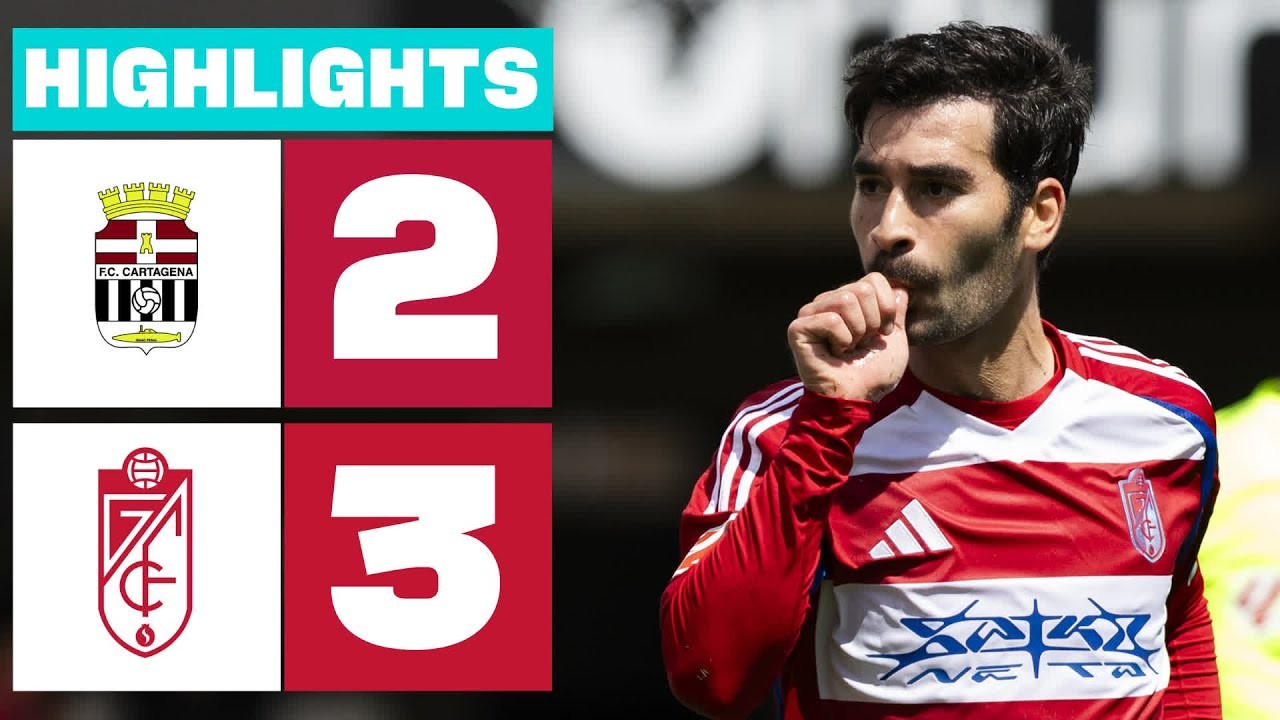 #ไฮไลท์ฟุตบอล [ คาร์ทาเกน่า 2 - 3 กรานาด้า ] อเดลันเต้ สเปน 2025/21.4.68