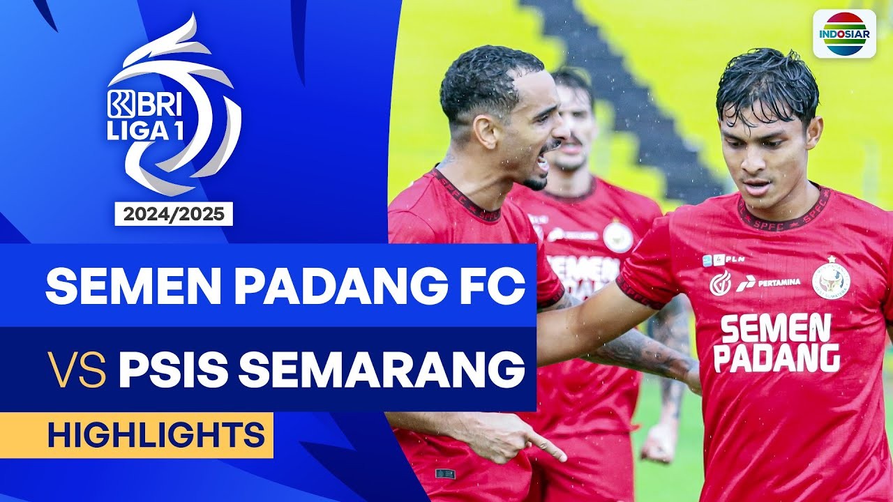 #ไฮไลท์ฟุตบอล [ เซเมน ปาดัง 3 - 2 พีเอสไอเอส เซมารัง ] อินโดนีเซีย ซูเปอร์ลีก 2025/17.4.68