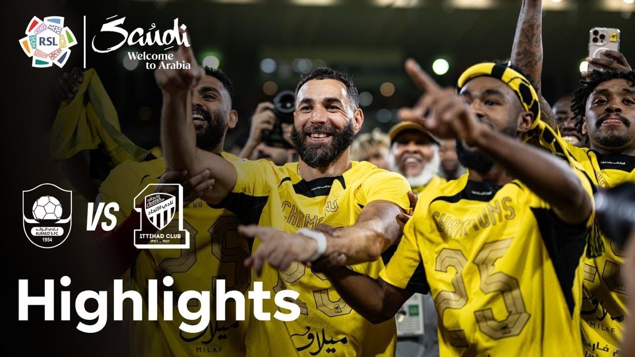 #ไฮไลท์ฟุตบอล [ อัล ราเอ็ด 1 - 3 อัล อิติฮัด ] ซาอุดีอาระเบีย โปรเฟสชั่นแนล ลีก 2025/16.5.68