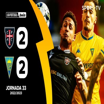 #ไฮไลท์ฟุตบอล [ คาซ่า เพีย เอซี 2 - 2 เอสโตริล ] ลีกา ซาเกรส โปรตุเกส 2022/23