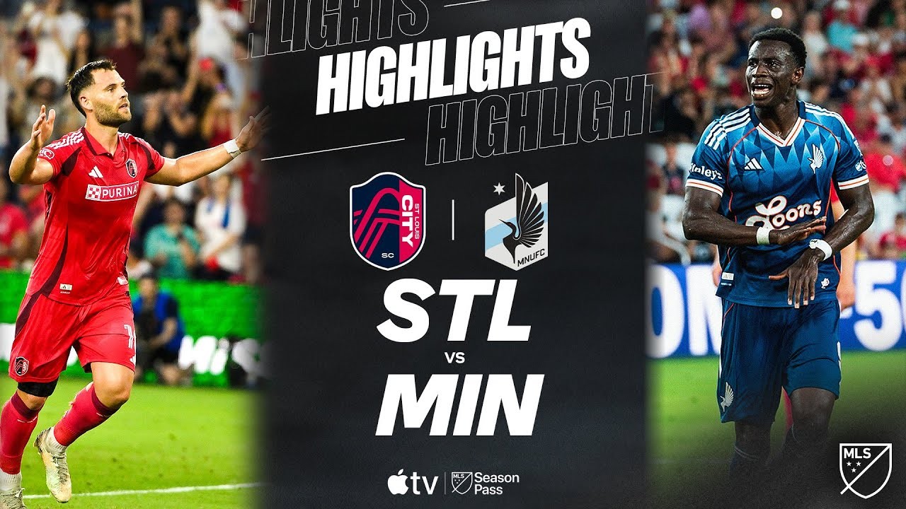 #ไฮไลท์ฟุตบอล [ เซนต์หลุยส์ ซิตี้ 1 - 2 มินนิโซต้า ยูไนเต็ด ] ยูเอสเอ เมเจอร์ลีก ซอคเกอร์ 2025/27.7.68