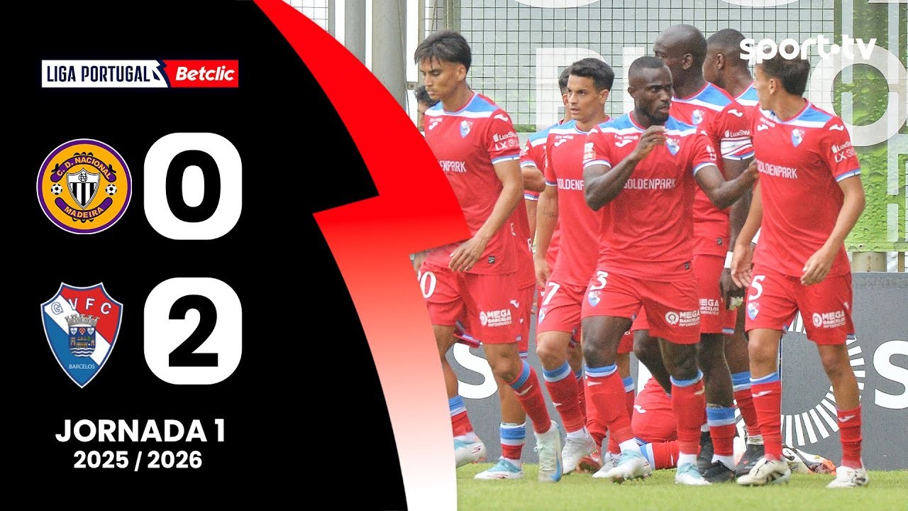 #ไฮไลท์ฟุตบอล [ นาซิอองนาล ดา มาไดร่า 0 - 2 กิล วิเซนเต้ ] พรีไมร่า ลีก้า โปรตุเกส 2025/10.8.68