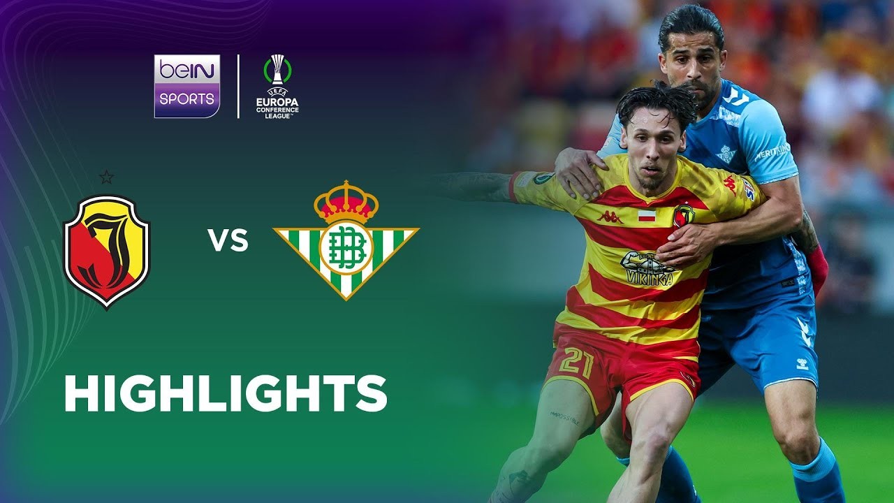 #ไฮไลท์ฟุตบอล [ จาเกียลโลเนีย 1 - 1 เรอัล เบติส ] ยูฟ่า คอนเฟอเรนซ์ลีก (รอบ8ทีมสุดท้าย)นัดสอง 2025/18.4.68