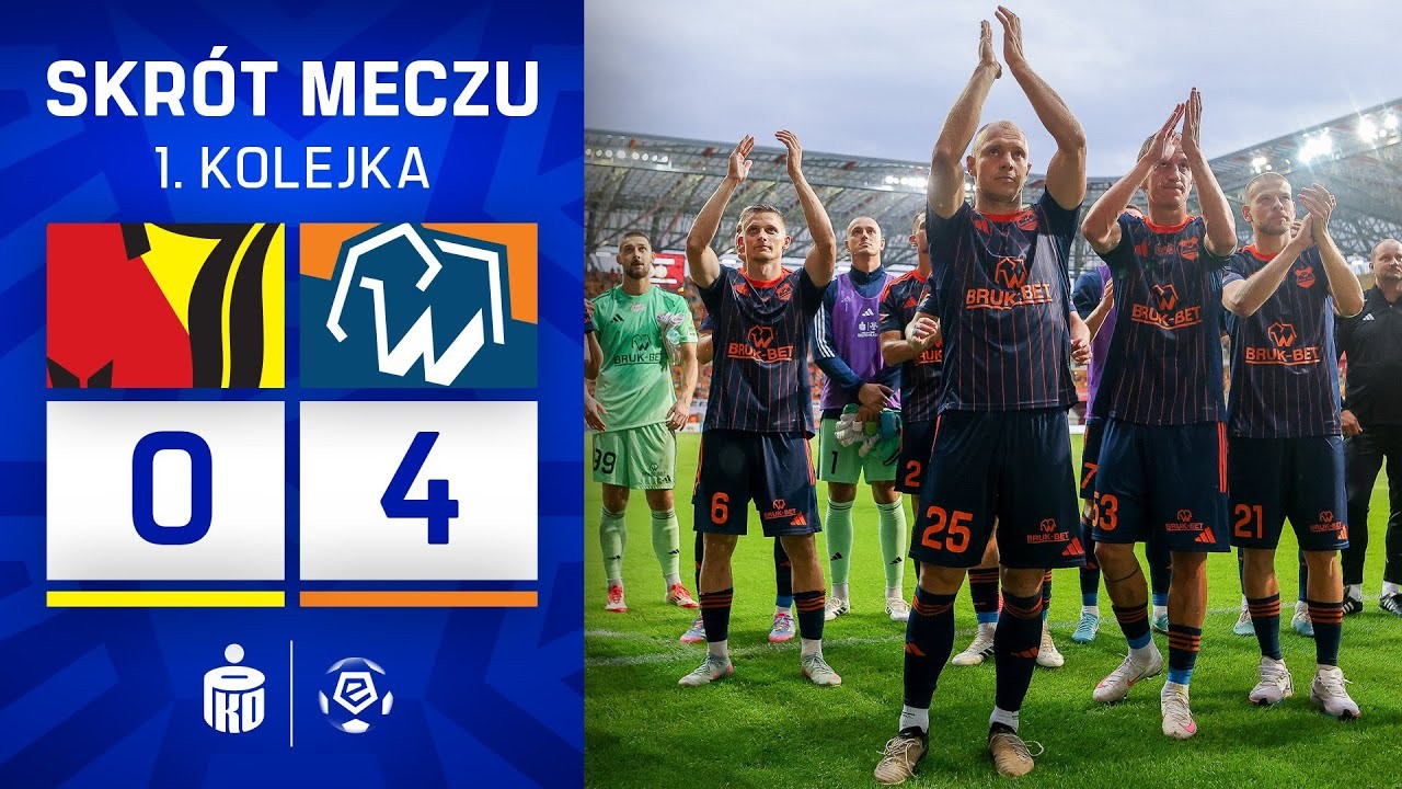 #ไฮไลท์ฟุตบอล [ จาเกียลโลเนีย 0 - 4 แอลเคเอส ไนไซค์ซ่า ] โปแลนด์ เอ็คสตรัคลาซ่า 2025/19.7.68