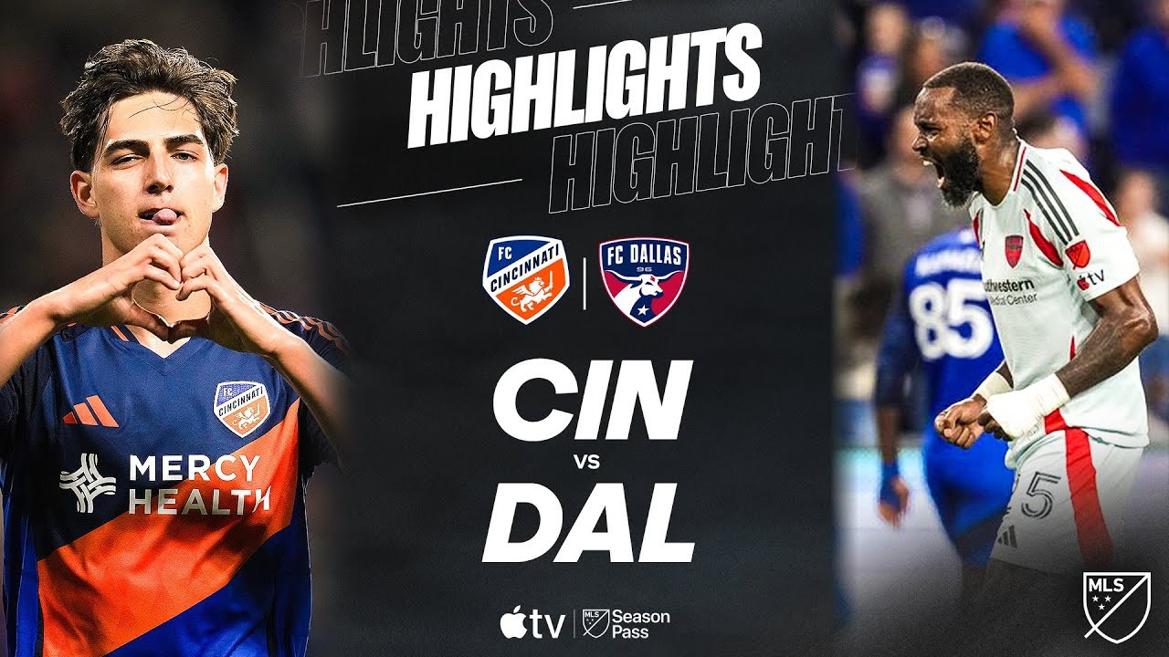 #ไฮไลท์ฟุตบอล [ เอฟซี ซินซินเนติ 3 - 3 เอฟซี ดัลลัส ] ยูเอสเอ เมเจอร์ลีก ซอคเกอร์ 2025/29.5.68