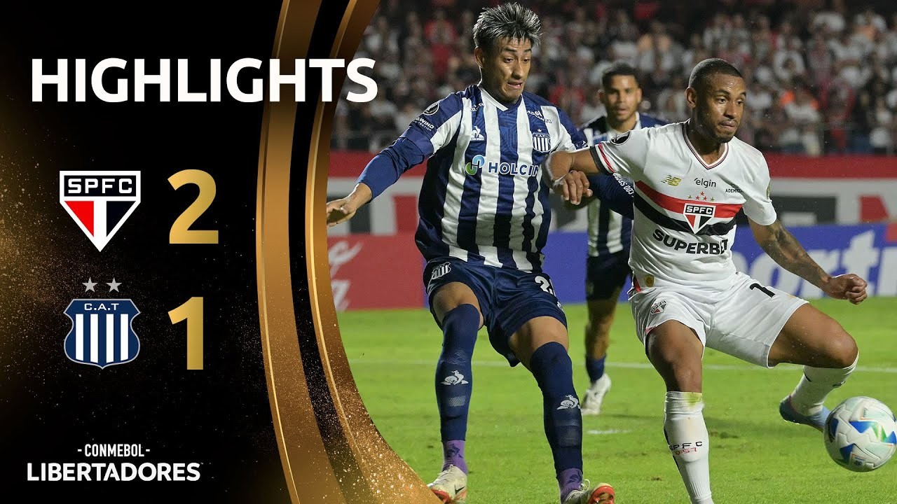 #ไฮไลท์ฟุตบอล [ เซาเปาโล 2 - 1 ทัลเลเรส กอร์โดบ้า ] โคปา ลิเบอร์ตาดอเรส 2025/28.5.68