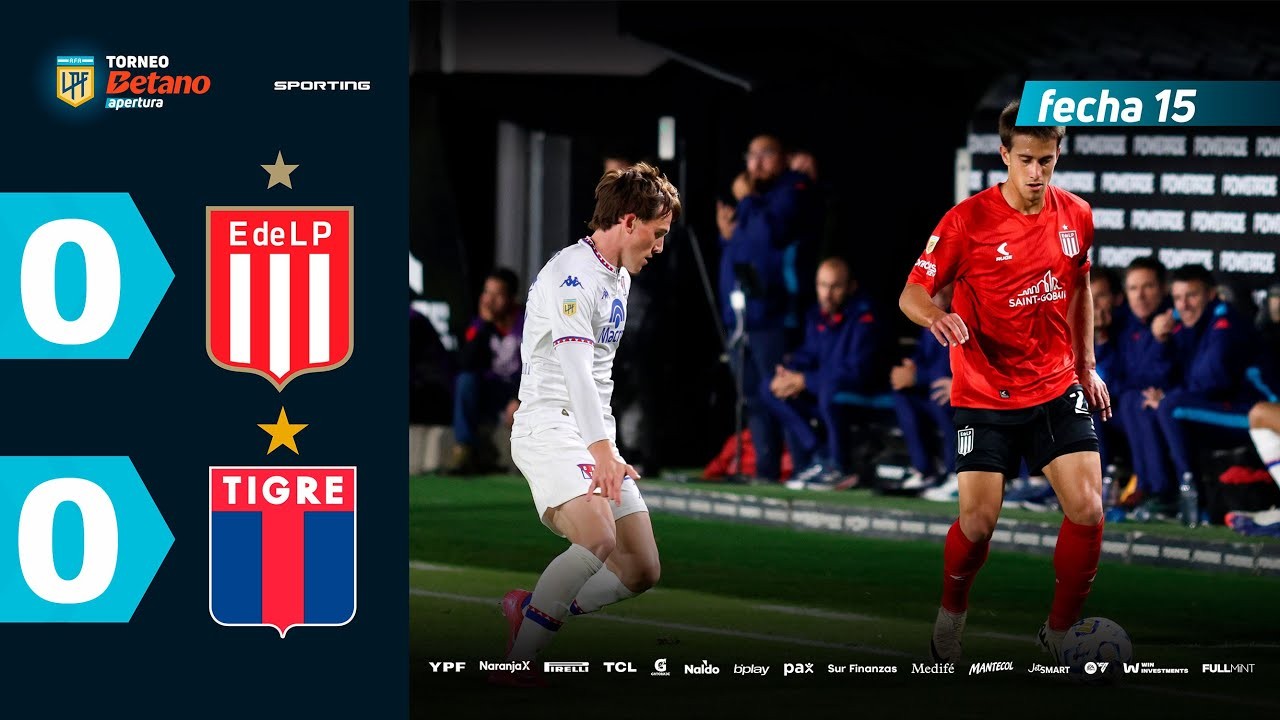 #ไฮไลท์ฟุตบอล [ เอสตูเดียนเตส ลา พลาต้า 0 - 0 ติเกร ] อาร์เจนติน่า พรีเมียร์ ดิวิชั่น 2025/29.4.68