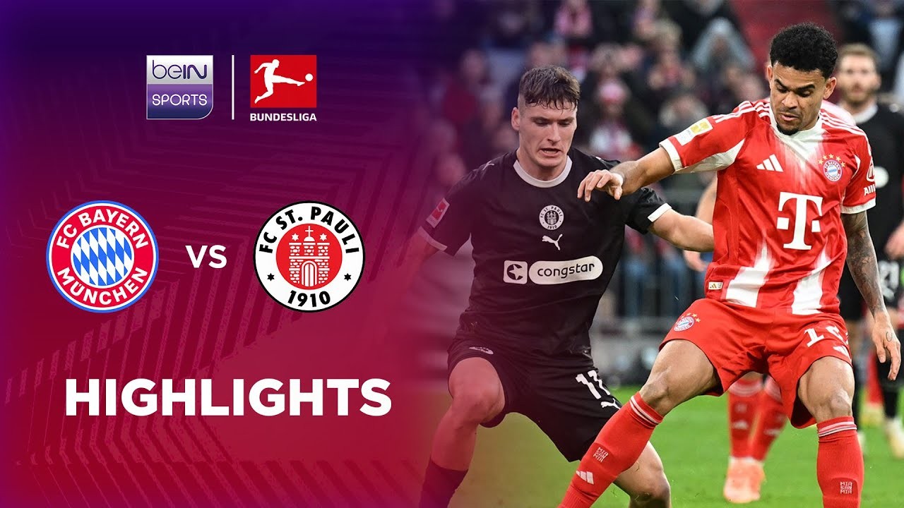 #ไฮไลท์ฟุตบอล [ บาเยิร์น มิวนิค 3 - 1 ซังค์ เพาลี ] บุนเดสลีก้า เยอรมัน 2025/30.11.68