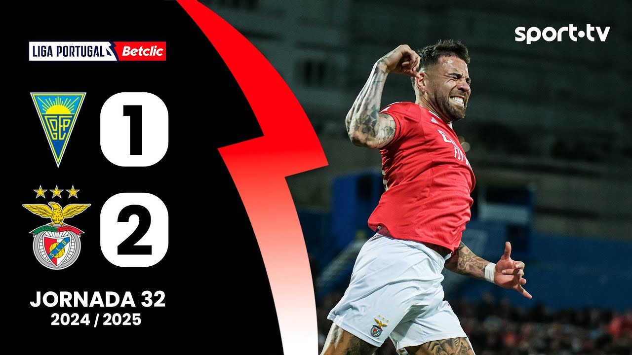 #ไฮไลท์ฟุตบอล [ เอสโตริล 1 - 2 เบนฟิก้า ] ลีกา ซาเกรส โปรตุเกส 2025/4.5.68