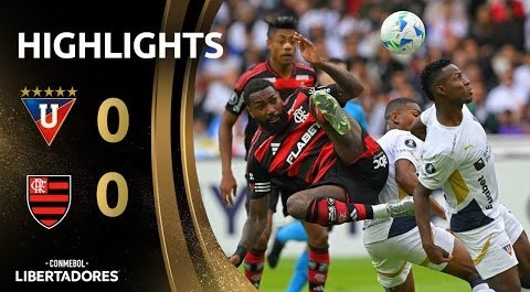 #ไฮไลท์ฟุตบอล [ แอลดียู ควิโต 0 - 0 ฟลาเมงโก้ ] โคปา ลิเบอร์ตาดอเรส 2025/23.4.68