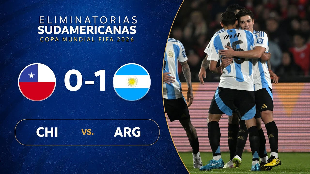 #ไฮไลท์ฟุตบอล [ ชิลี 0 - 1 อาร์เจนติน่า ] ฟุตบอลโลก รอบคัดเลือก โซนอเมริกาใต้ 2025/6.6.68