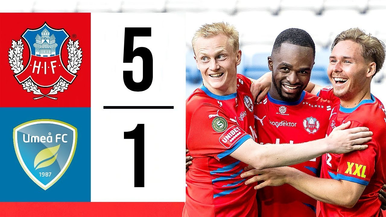 #ไฮไลท์ฟุตบอล [ เฮลซิงบอร์ก 5 - 1 ยูเมีย เอฟซี ] สวีเดน ซูเปอร์เร็ตเท่น 2025/24.6.68