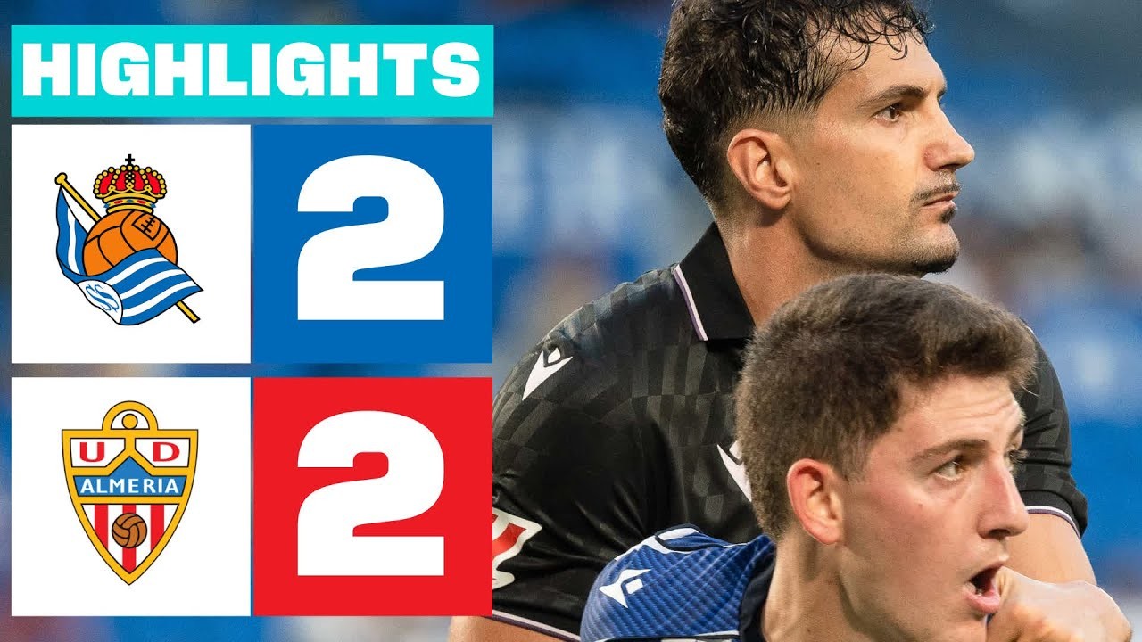 #ไฮไลท์ฟุตบอล [ เรอัล โซเซียดาด บี 2 - 2 อัลเมเรีย ] อเดลันเต้ สเปน 2025/30.8.68