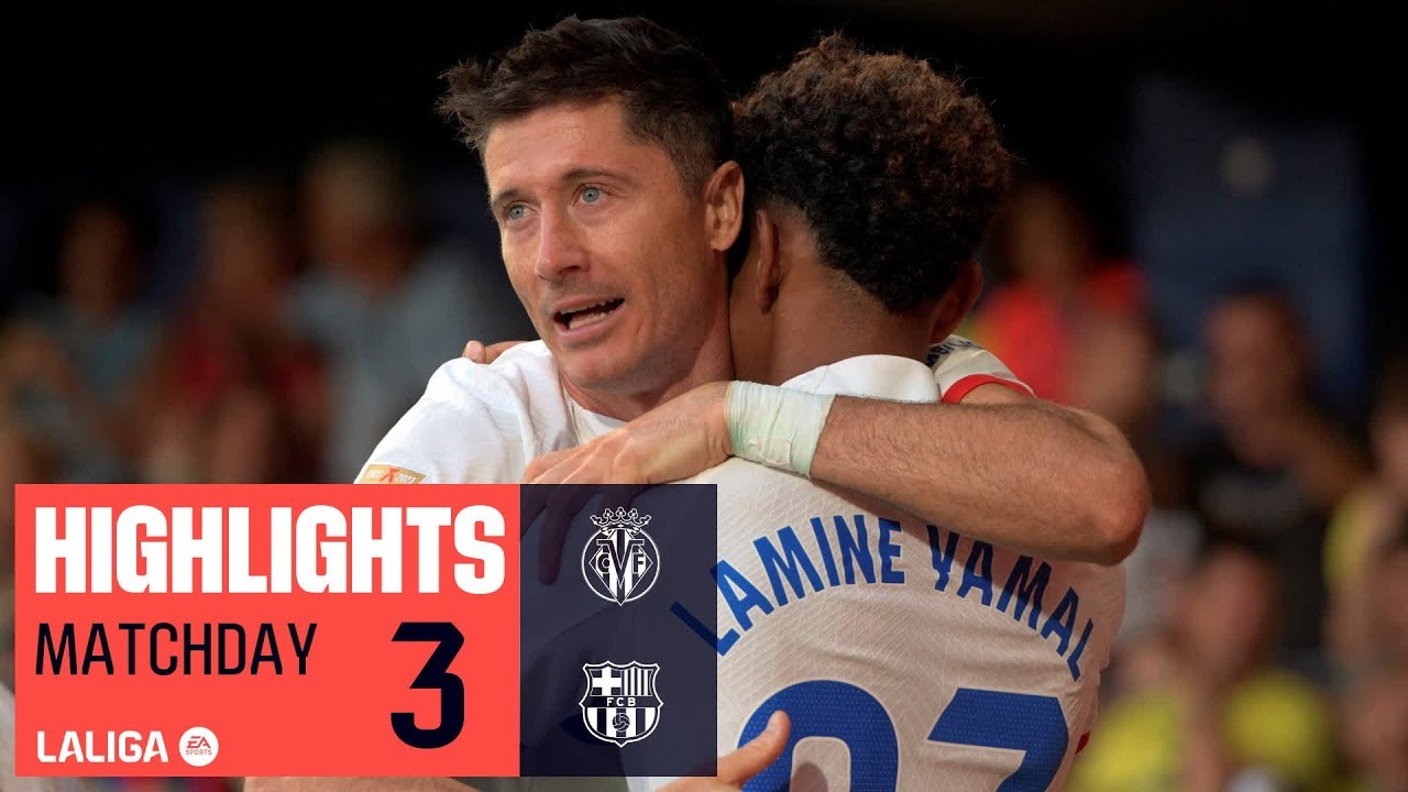 #ไฮไลท์ฟุตบอล [ บียาร์เรอัล 3 - 4 บาร์เซโลน่า ] ลาลีก้า สเปน 2023