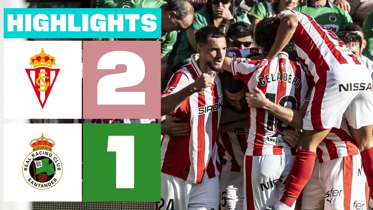 #ไฮไลท์ฟุตบอล [ สปอร์ติ้ง กิฆ่อน 2 - 1 ราซิ่ง ซานตานเดร์ ] อเดลันเต้ สเปน 2025/13.10.68