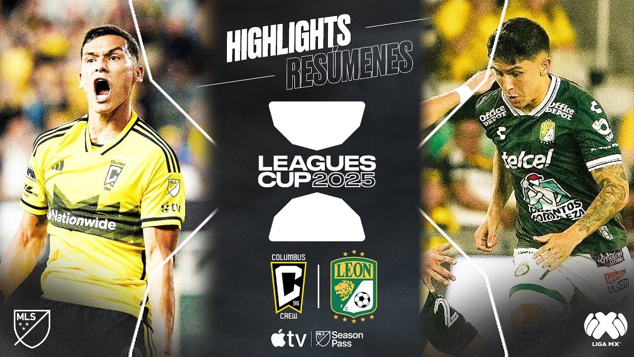 #ไฮไลท์ฟุตบอล [ โคลัมบัส ครูว์ 1 - 0 คลับ เลออน ] อเมริกา ลีกคัพ 2025/6.8.68