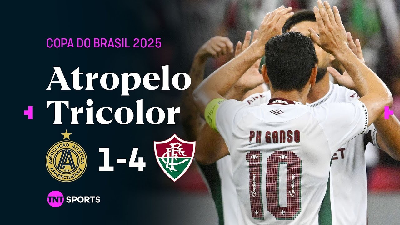 #ไฮไลท์ฟุตบอล [ อปาเรซิเดนเซ่ 1 - 4 ฟลูมิเนนเซ่ ] บราซิล คัพ 2025/22.5.68