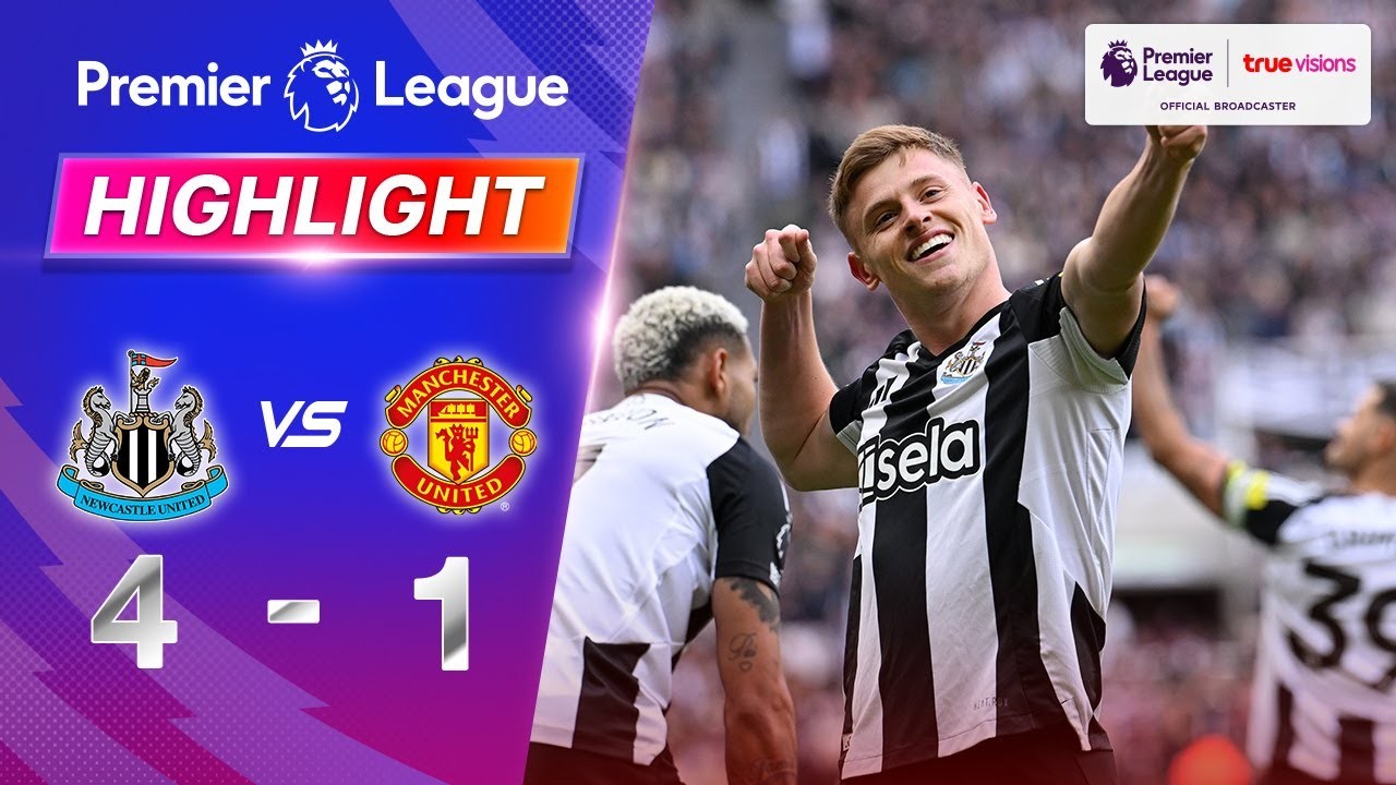 #ไฮไลท์ฟุตบอล [ นิวคาสเซิ่ล ยูไนเต็ด 4 - 1 แมนเชสเตอร์ ยูไนเต็ด ] พรีเมียร์ลีก อังกฤษ 2025/14.4.68