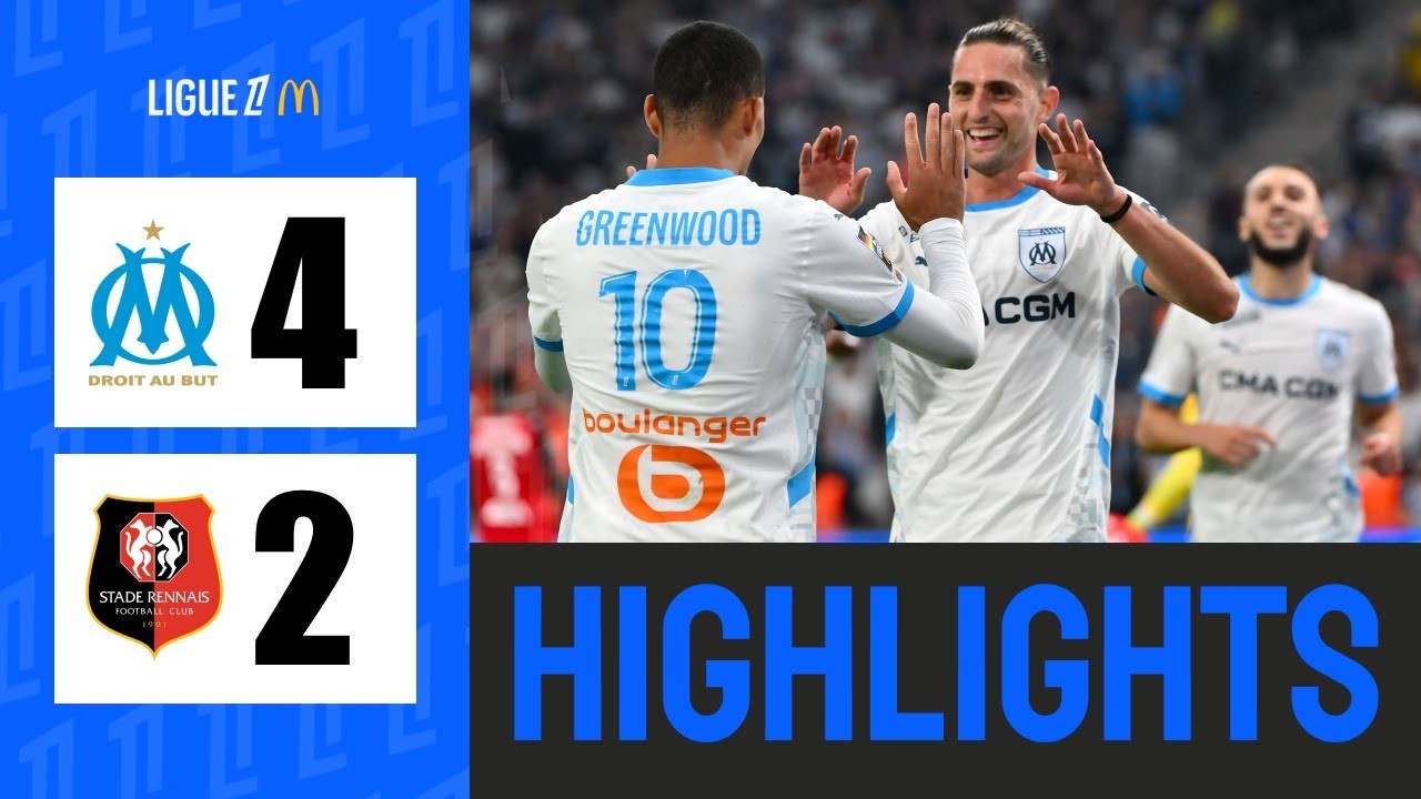 #ไฮไลท์ฟุตบอล [ โอลิมปิก มาร์กเซย 4 - 2 แรนส์ ] ลีกเอิง ฝรั่งเศส 2025/18.5.68