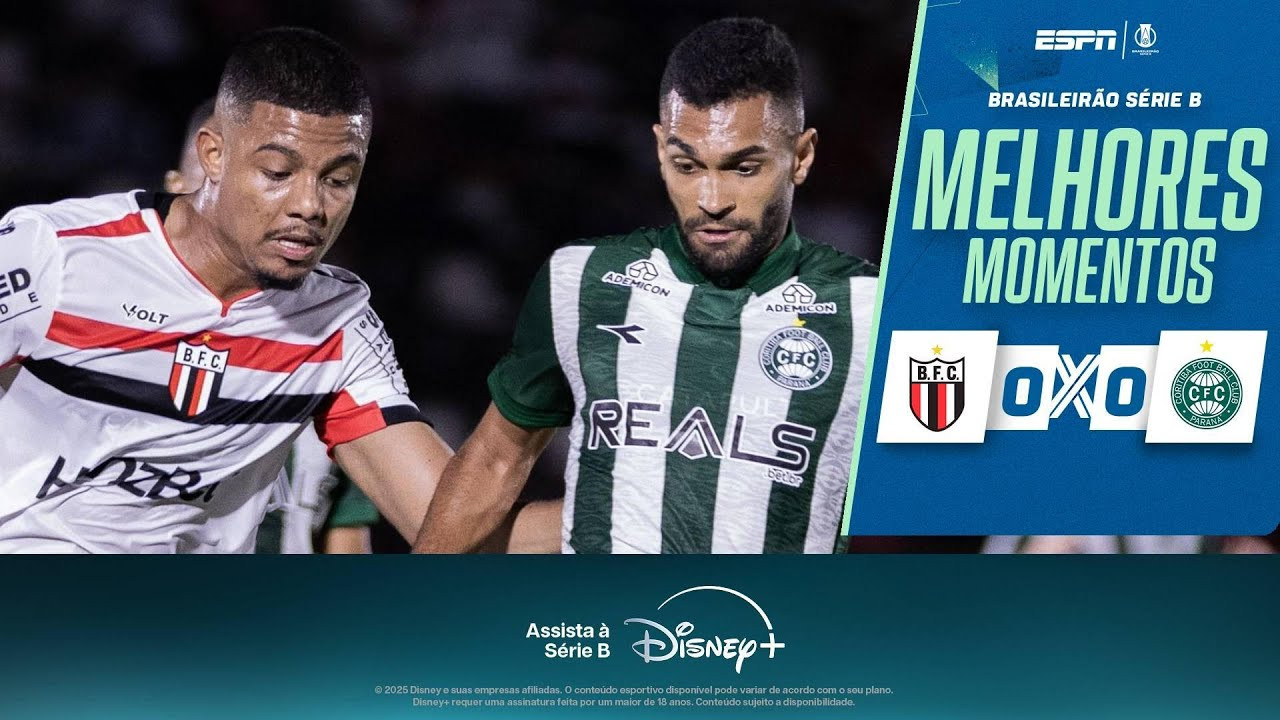 #ไฮไลท์ฟุตบอล [ โบตาโฟโก้ เอสพี 0 - 0 กอริติบ้า พีอาร์ ] บราซิล ซีรี่ย์บี 2025/6.6.68