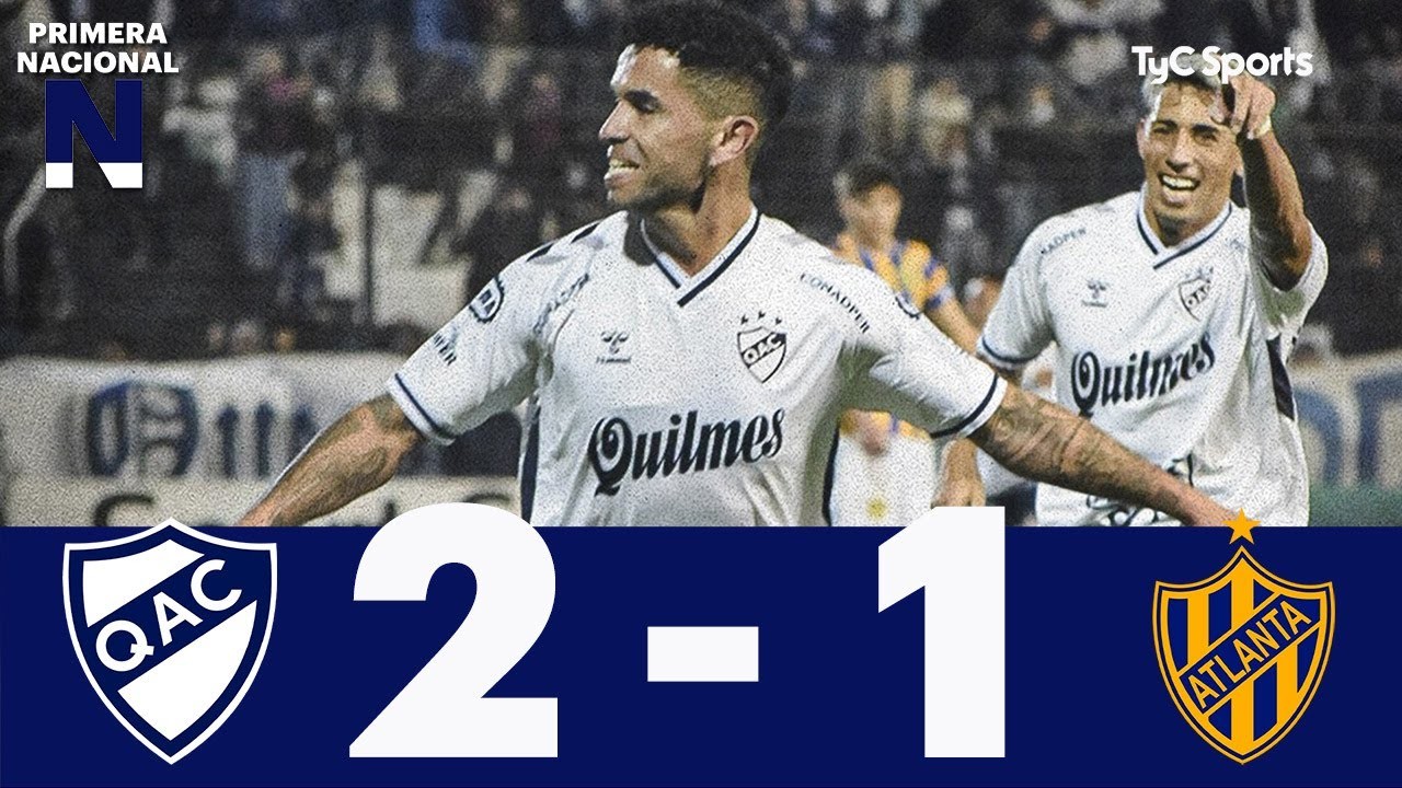 #ไฮไลท์ฟุตบอล [ คิลเมส 2 - 1 แอตเลติโก แอตแลนต้า ] อาร์เจนติน่า พรีเมียร์บี เนชั่นแนล 2025/6.8.68