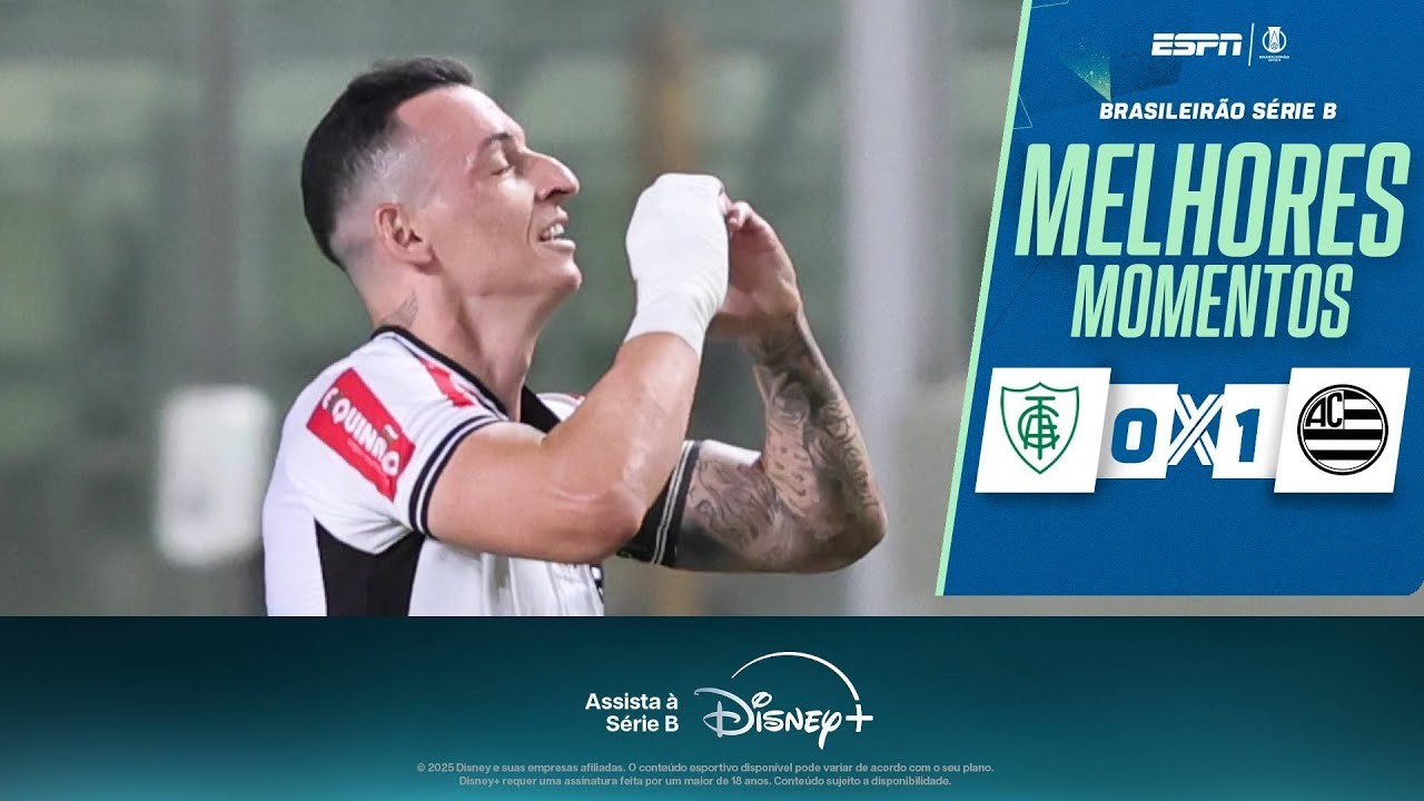 #ไฮไลท์ฟุตบอล [ อเมริกา เอ็มจี 0 - 1 แอธเลติก คลับ ] บราซิล ซีรี่ย์บี 2025/8.7.68