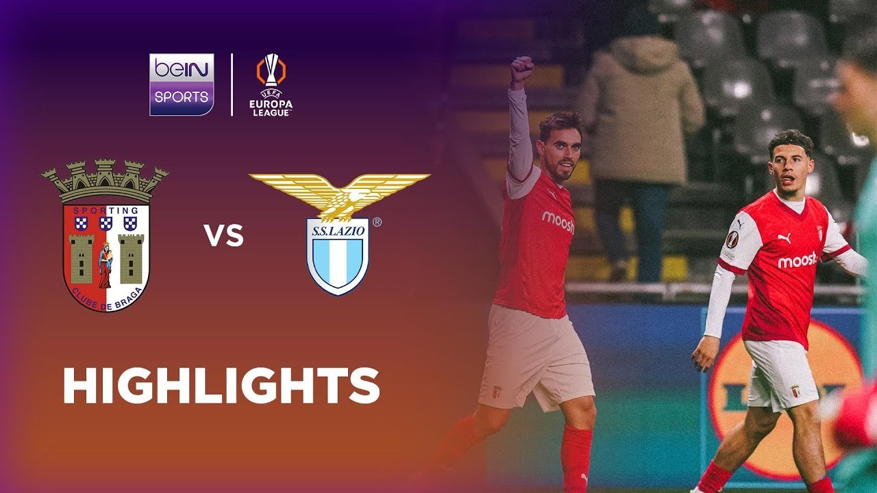 #ไฮไลท์ฟุตบอล [ สปอร์ติ้ง บราก้า 1 - 0 ลาซิโอ้ ] ยูฟ่า ยูโรป้าลีก (รอบแบ่งกลุ่ม) 2025/31.1.68